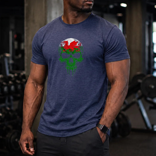 front | Model 6 | Primary | Heather Navy