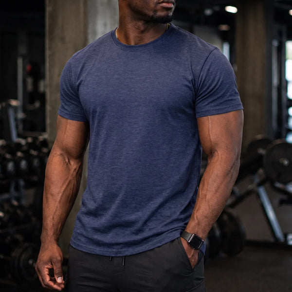 front | Model 6 | Primary | Heather Navy