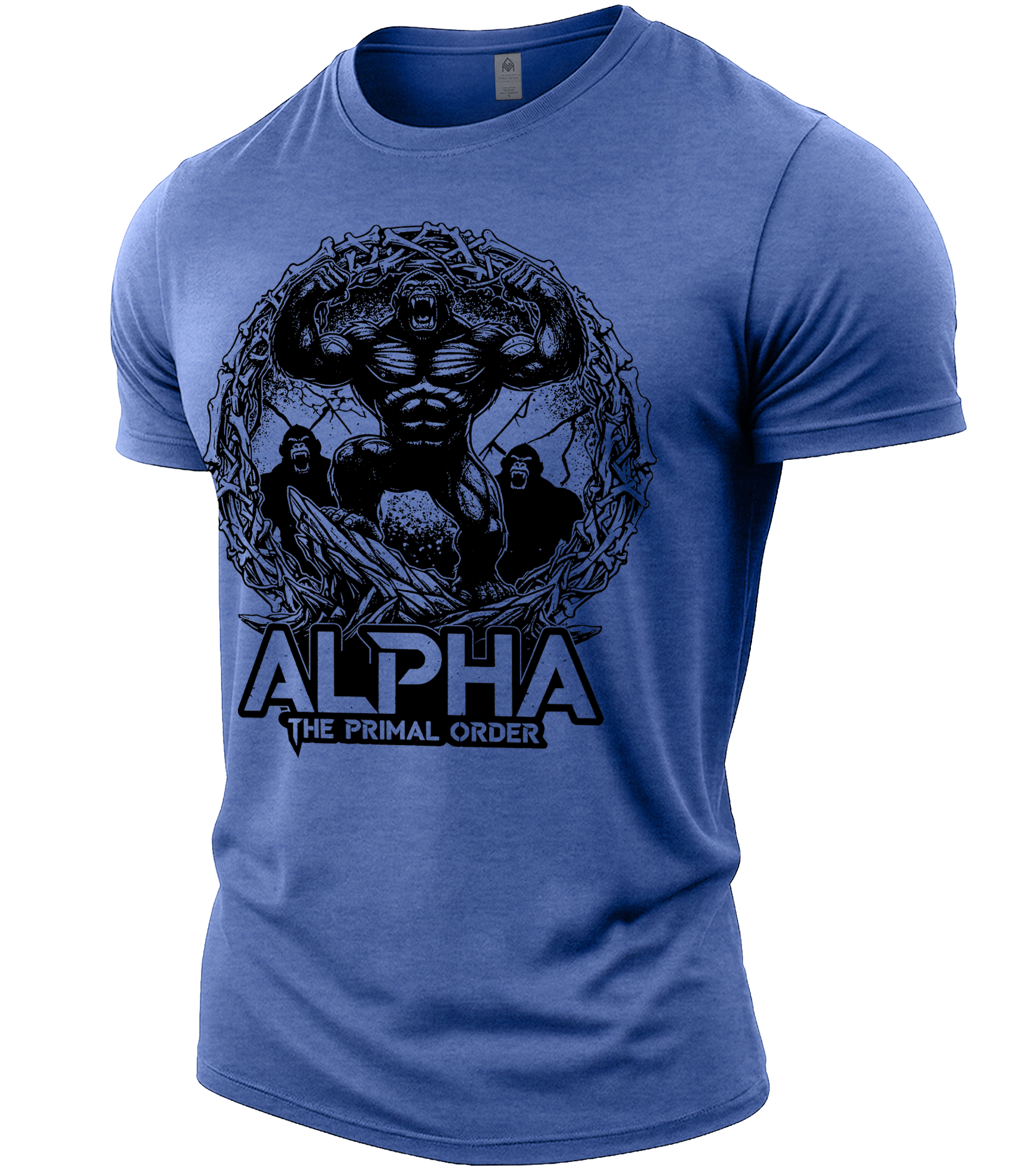 Heather Royal Blue | Angle