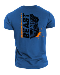 Strongman Beast Orange - Gym T-Shirt