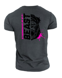 Strongman Beast Pink - Gym T-Shirt