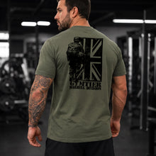 Gymtier Barbell Division - Choppa Gym T-Shirt 6 Pack - Military Green