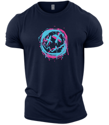 GYMTIER-TWISTEDSMILEY-GD001 - NAVY