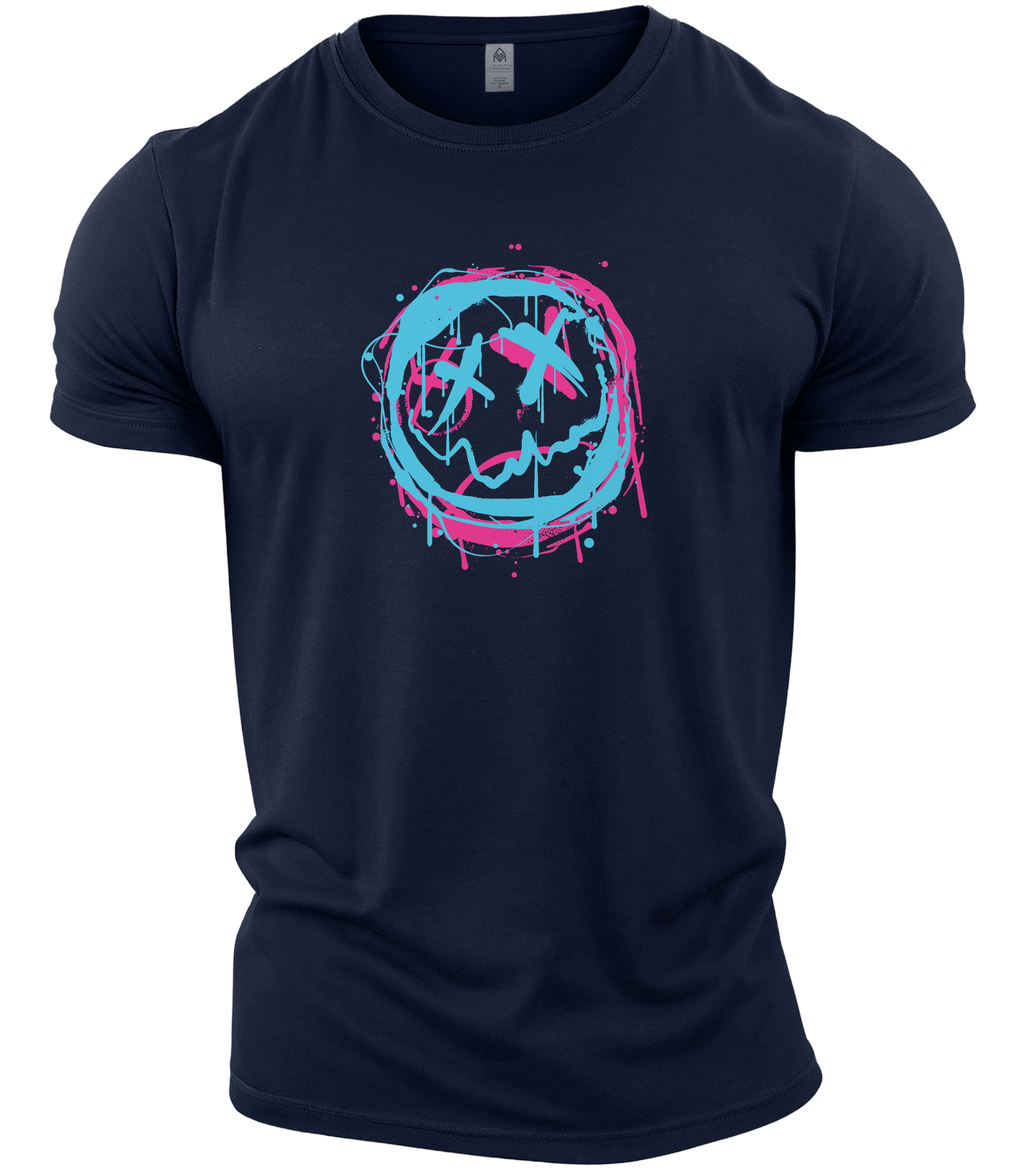 GYMTIER-TWISTEDSMILEY-GD001 - NAVY