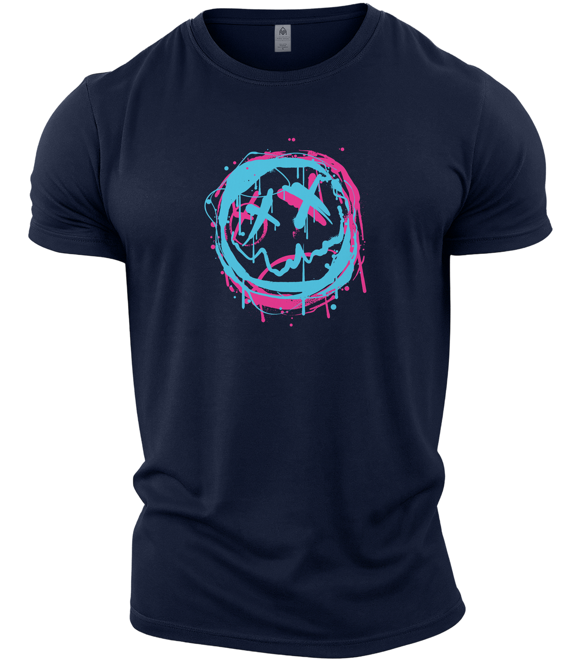 GYMTIER-TWISTEDSMILEY-GD001 - NAVY