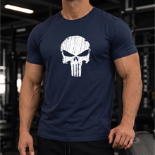 Skull Classic Gym T-Shirt 3 Pack - Navy