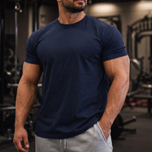 Essentials Crew Neck Gym T-Shirt 3 Pack - Navy