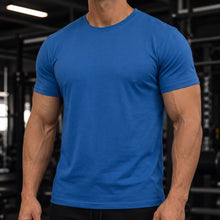 Multi Colour Crew Neck Gym T-Shirt 9 Pack - Royal Blue
