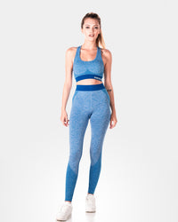 Womens Sculpt Blue Leggings