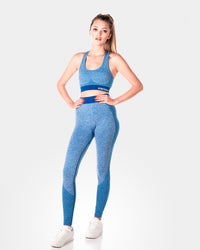 Womens Sculpt Blue Leggings