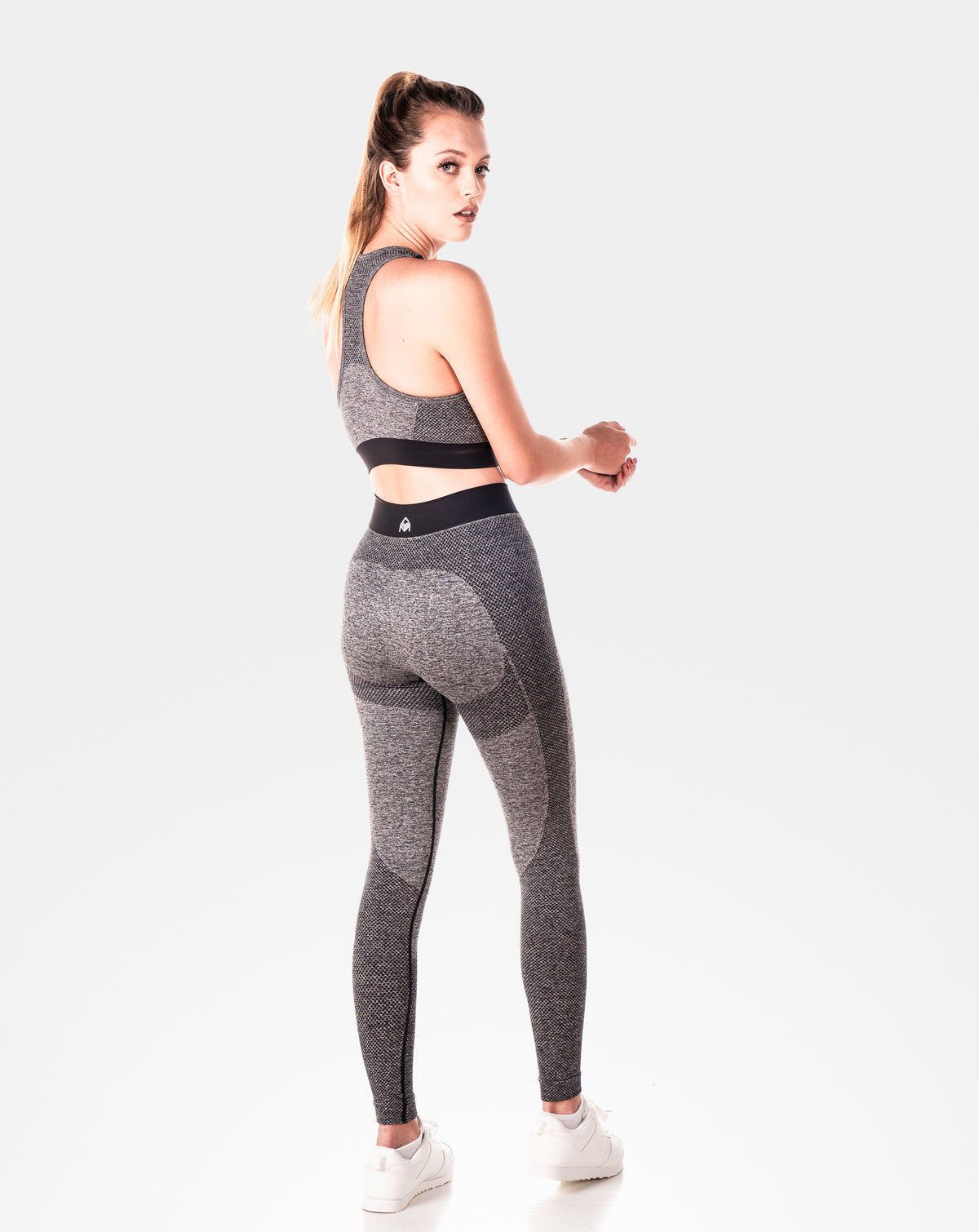 Womens Sculpt Grey Leggings