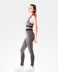 Womens Sculpt Grey Leggings