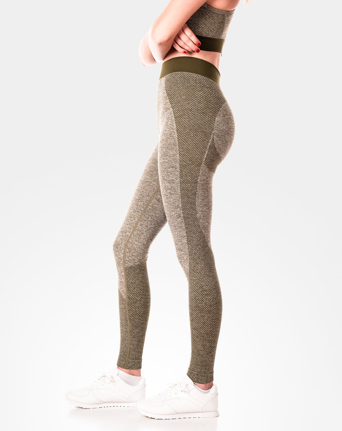 Womens Sculpt Khaki Leggings