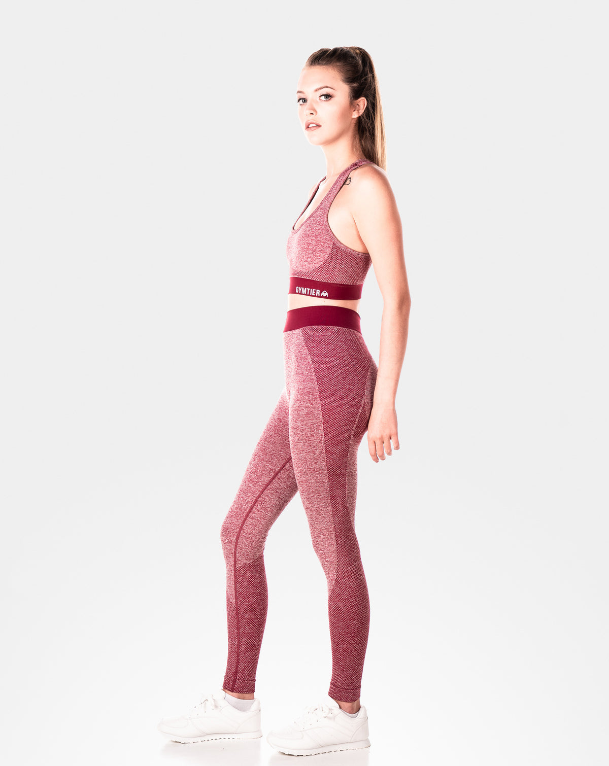 Womens Sculpt Red Leggings