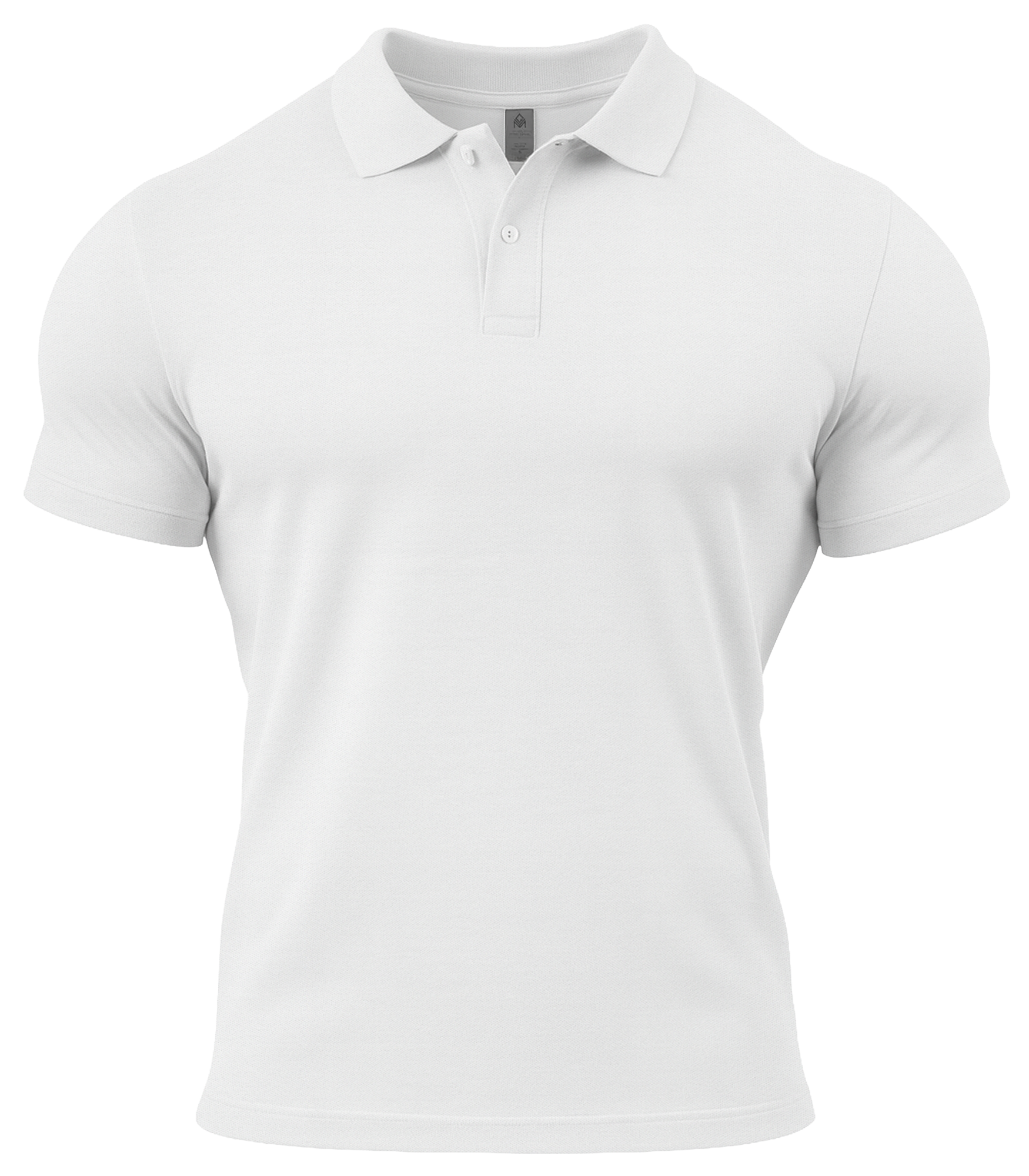 GYMTIER-POLOSHIRT-BA306 - WHIT