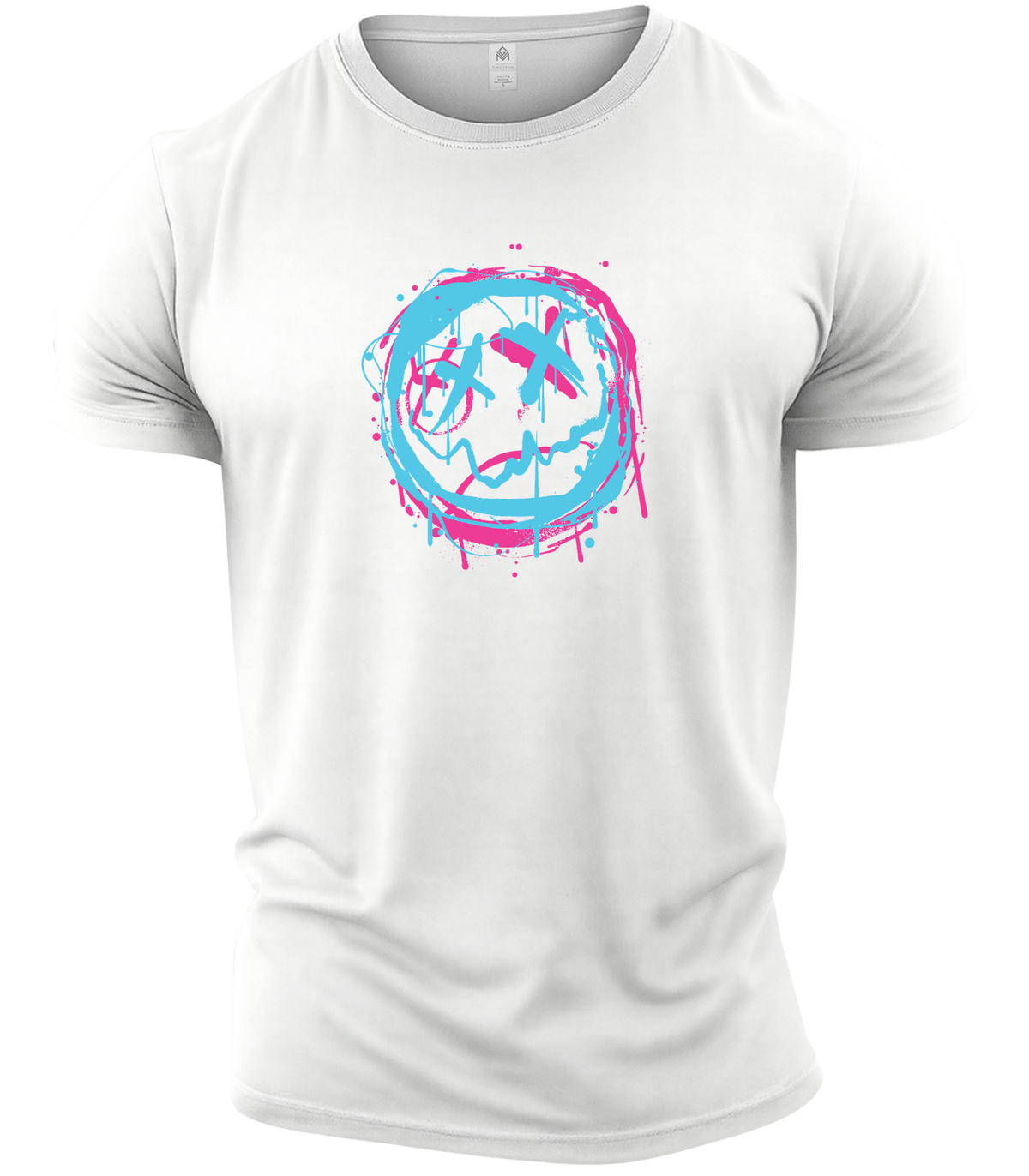 GYMTIER-TWISTEDSMILEY-GD001 - WHIT