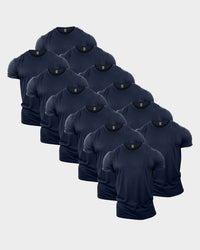 All Navy Crew Neck T-Shirt 12 Pack