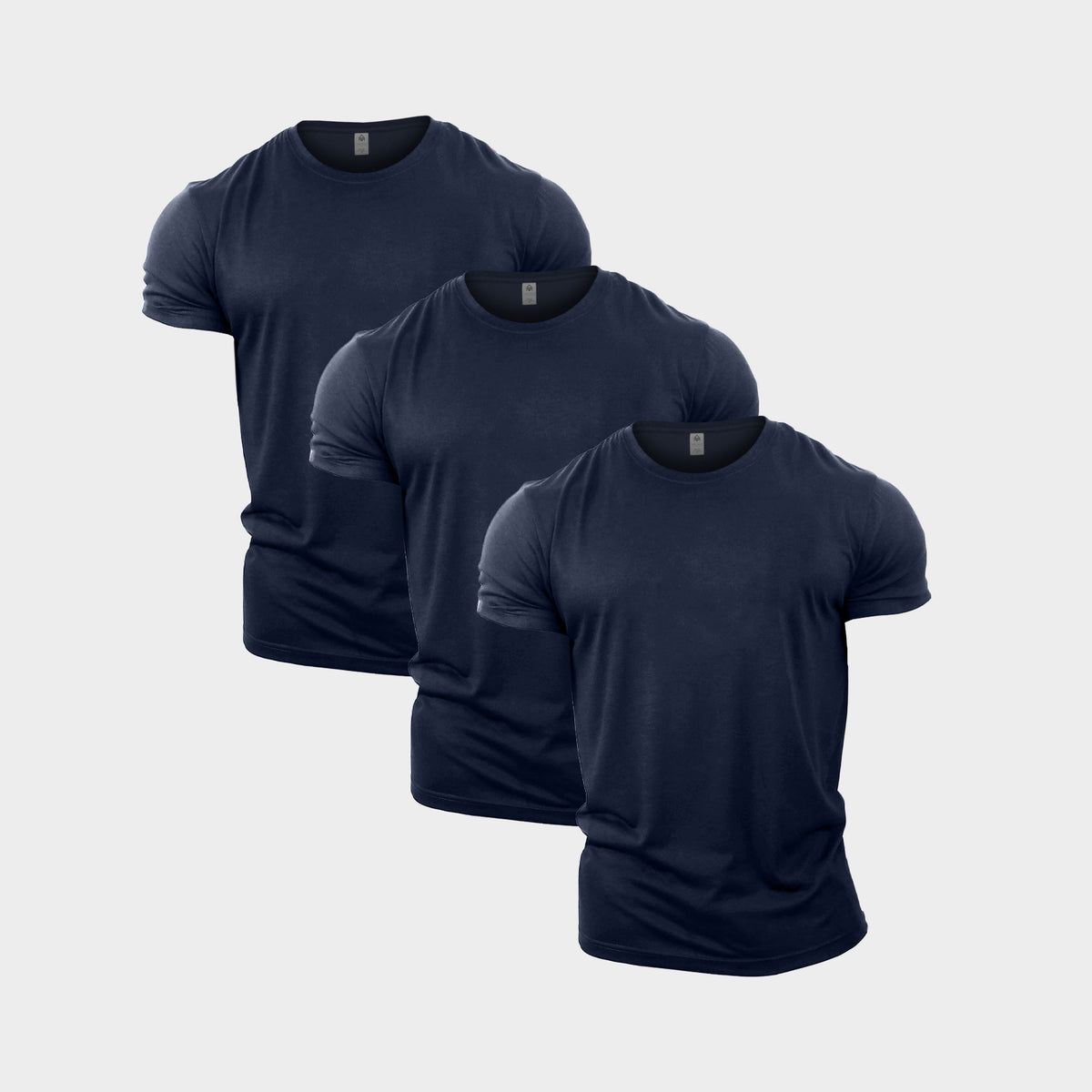 All Navy Crew Neck T-Shirt 3 Pack