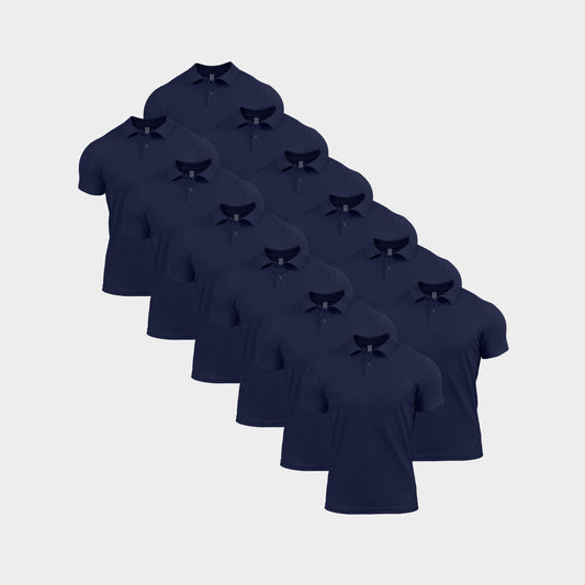 All Navy Polo Shirt 12 Pack