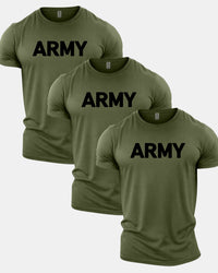 Army T-Shirt Green 3 Pack