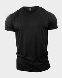 All Black Crew Neck T-Shirt 12 Pack