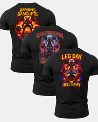 Demons & Deadlifts Gym T-Shirt 3 Pack