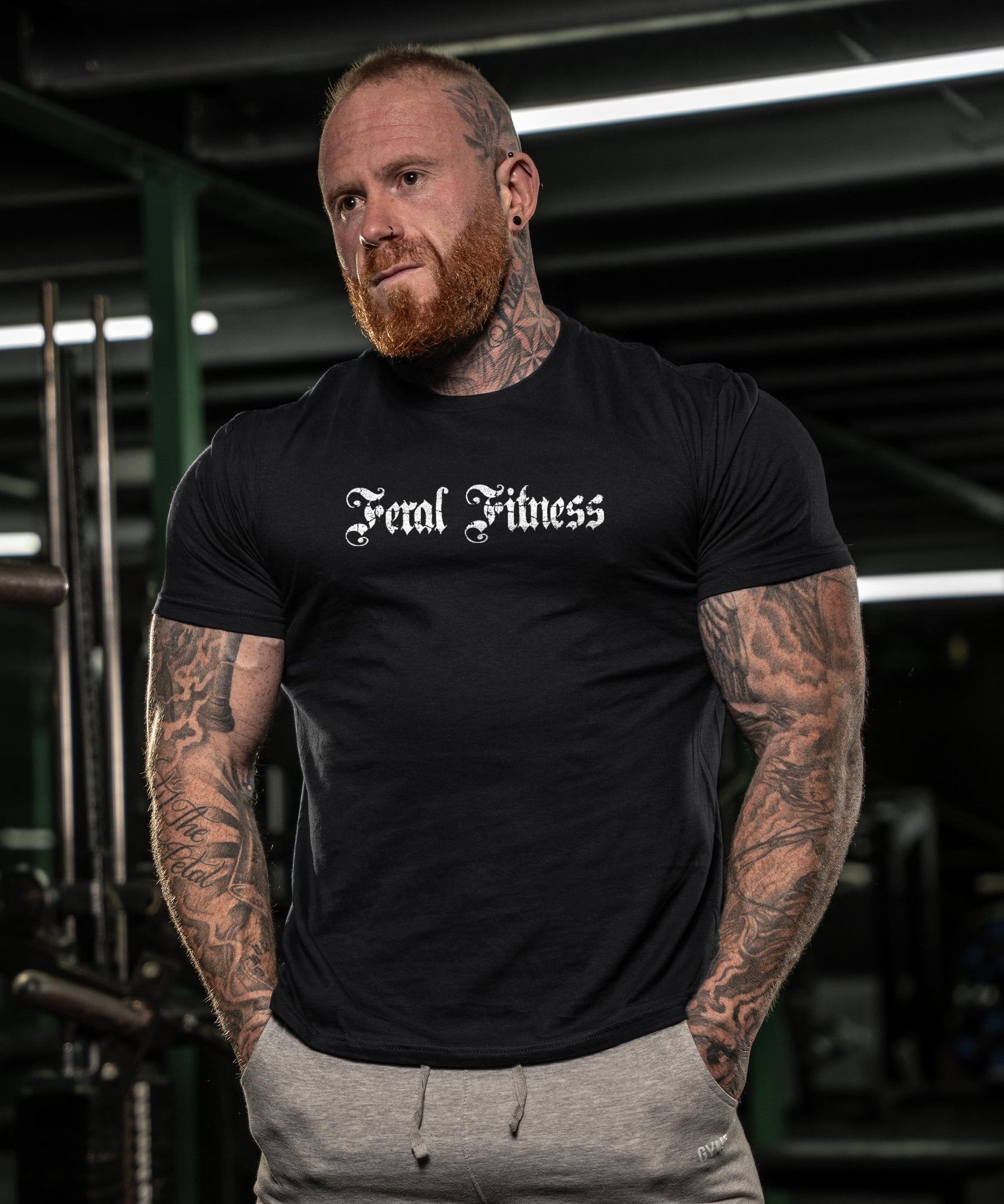 Feral Fitness Eagle - Gym Hoodie