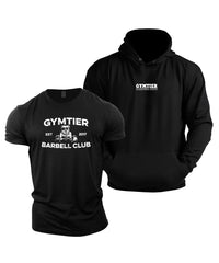 Gymtier Barbell Club T-Shirt & Hoodie Bundle