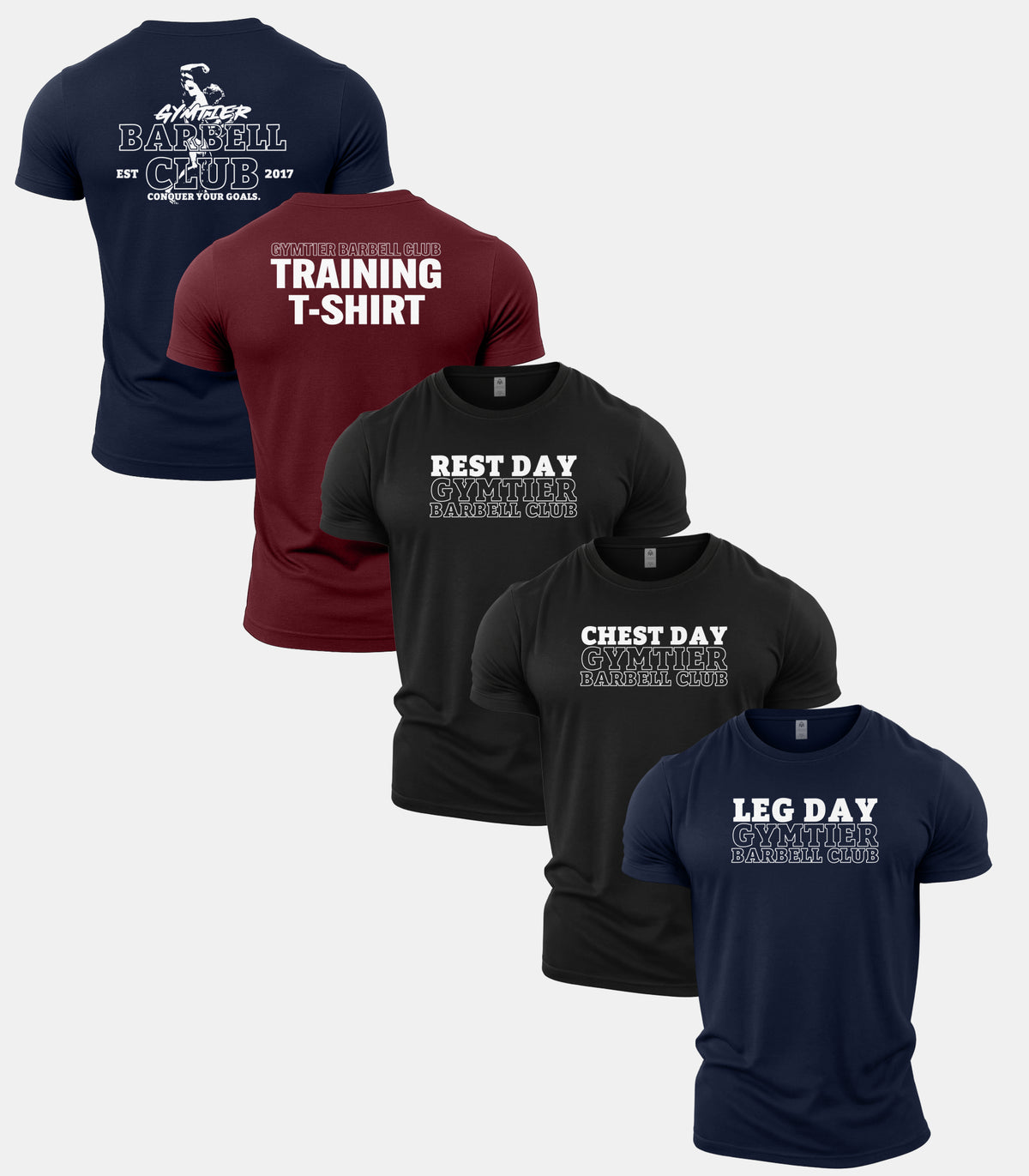 Gymtier Barbell Club 5 Pack