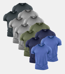 All Heathers Crew Neck Gym T-Shirt 12 Pack