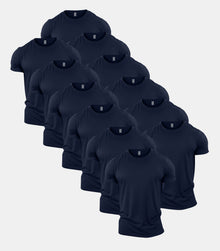 All Navy Crew Neck Gym T-Shirt 12 Pack