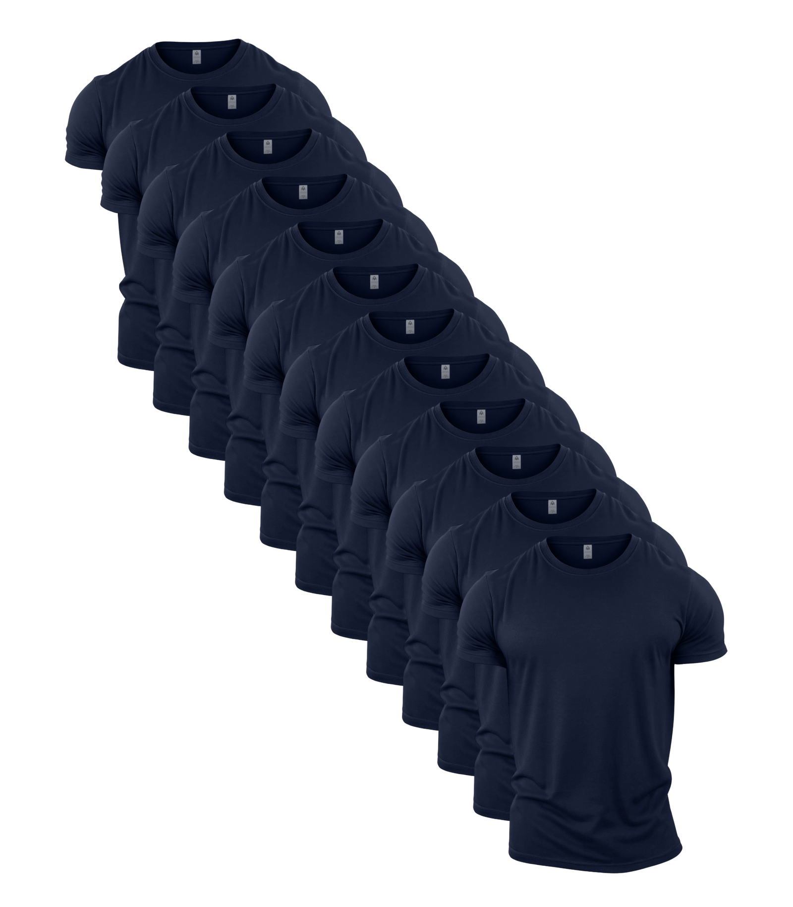 All Navy Crew Neck Gym T-Shirt 12 Pack
