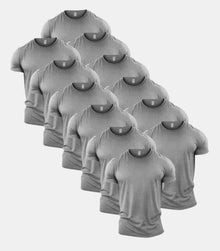 All Sport Grey Crew Neck Gym T-Shirt 12 Pack