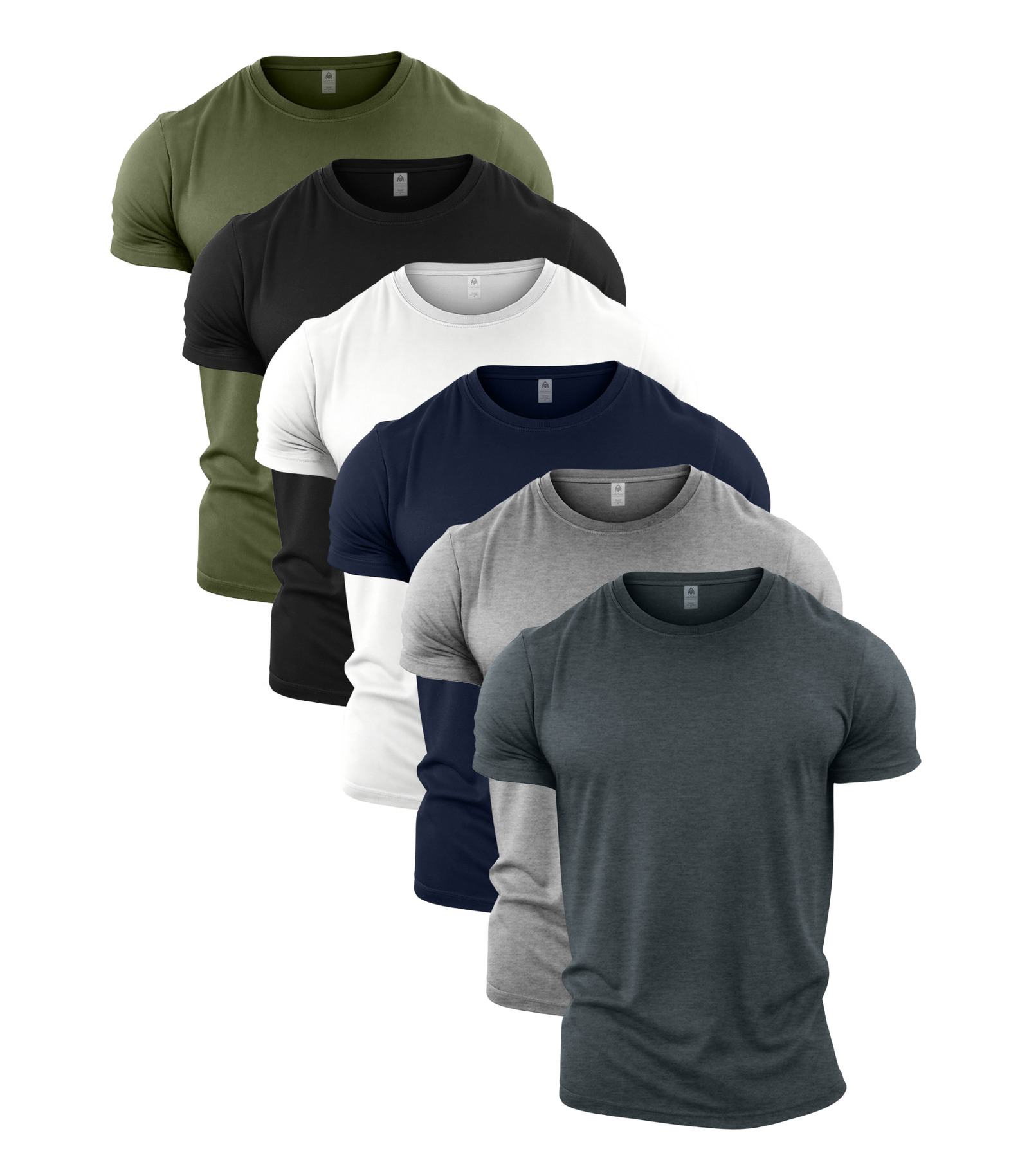 Essentials Crew Neck Gym T-Shirt 6 Pack
