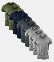 Essentials Crew Neck Gym T-Shirt 9 Pack
