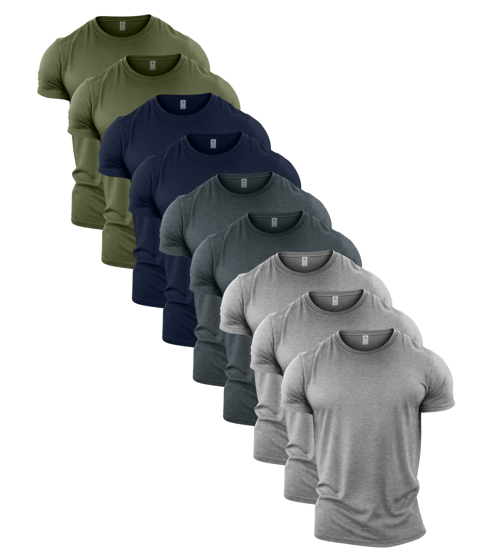 Essentials Crew Neck Gym T-Shirt 9 Pack