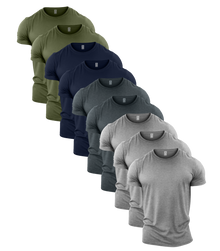 Essentials Crew Neck Gym T-Shirt 9 Pack