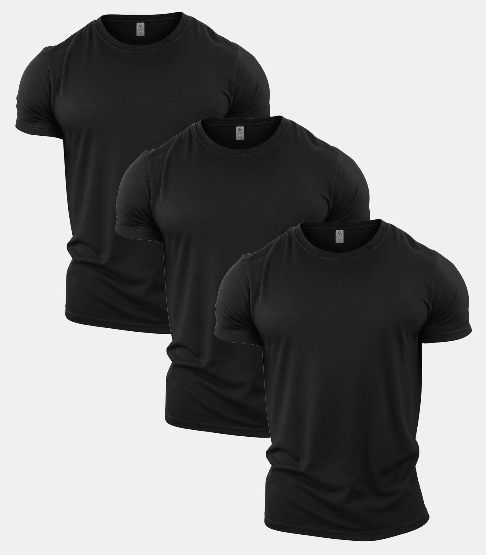 All Greys Crew Neck Gym T-Shirt 3 Pack