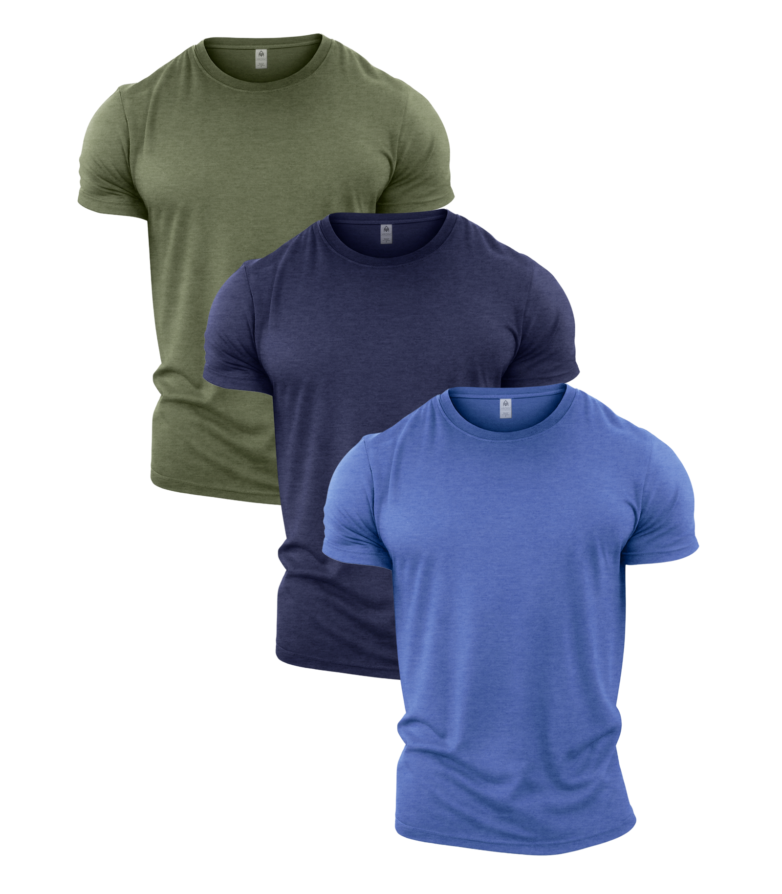 All Heather Crew Neck Gym T-Shirt 3 Pack