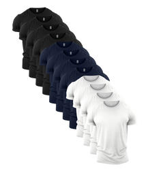 Standard Crew Neck Gym T-Shirt 12 Pack