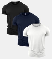 Standard Crew Neck Gym T-Shirt 3 Pack