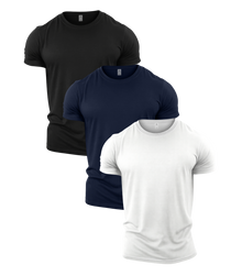 Standard Crew Neck Gym T-Shirt 3 Pack