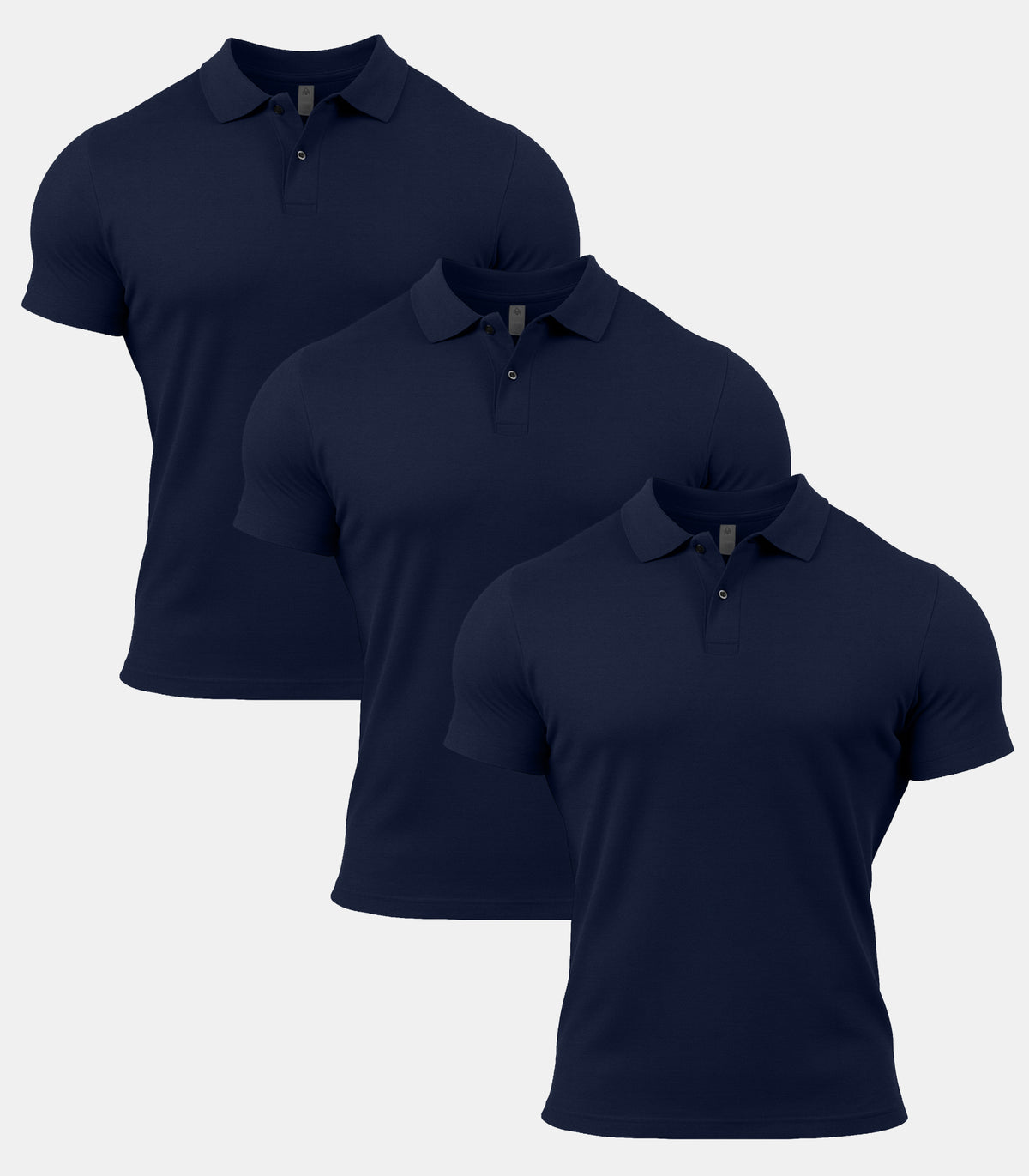 All Navy Polo Shirt 3 Pack
