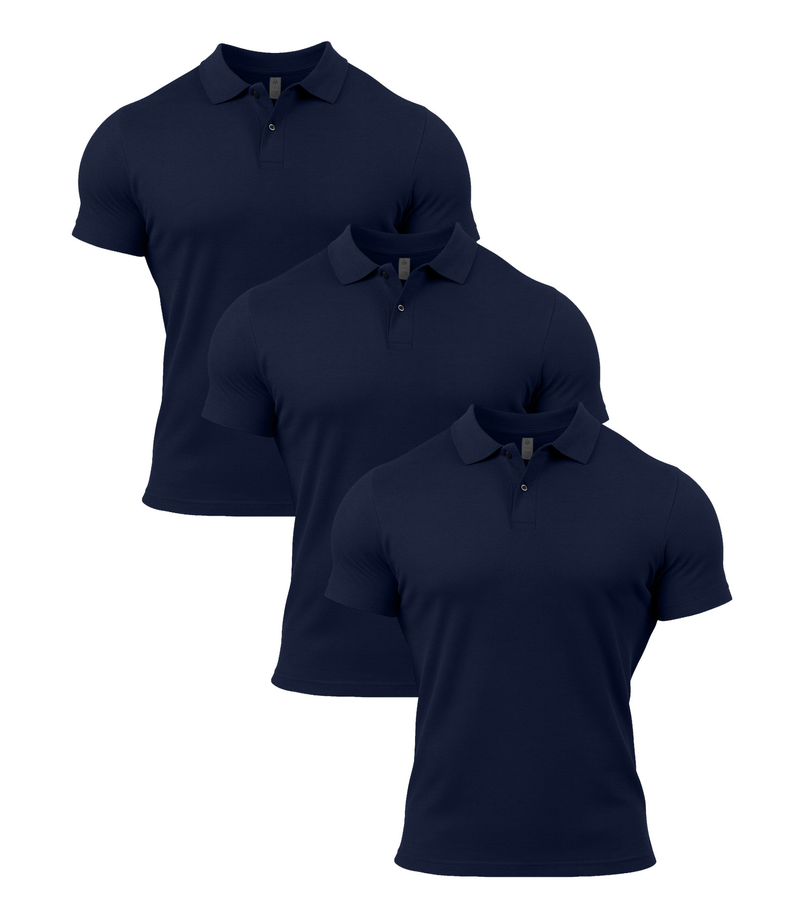 All Navy Polo Shirt 3 Pack