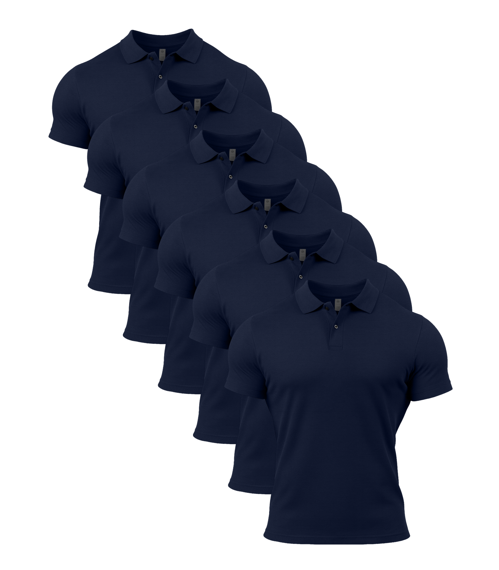 All Navy Polo Shirt 6 Pack