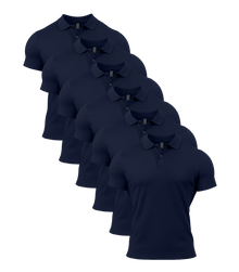 All Navy Polo Shirt 6 Pack