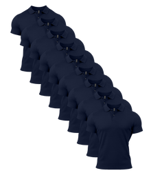 All Navy Polo Shirt 9 Pack