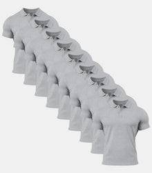 All Sport Grey Polo Shirt 9 Pack