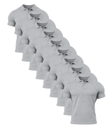 All Sport Grey Polo Shirt 9 Pack