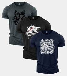Gymtier Untamed Gym T-Shirt 3 Pack